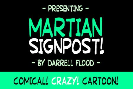 Martian Signpost font